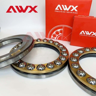 comprar Carregamento de bola de empuxo de aço de precisão série extra leve de direção única cadeira plana de aço gaiola 52210 aberto Fabricação em linha