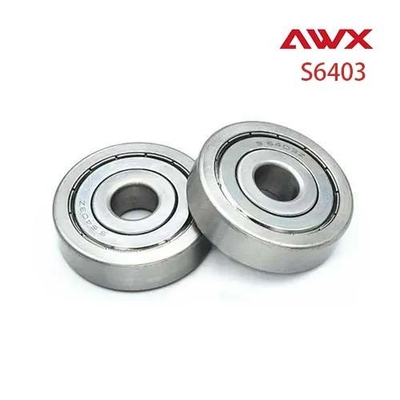 S6403 Rolamentos esféricos personalizados de aço inoxidável não corrosivos de grau P5