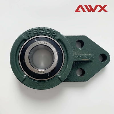 Acessório de bloqueio de almofada inserção de rolamento de esferas com lubrificação de graxa AWX Rolamento UCFB210 UCFB Diâmetro 50 mm